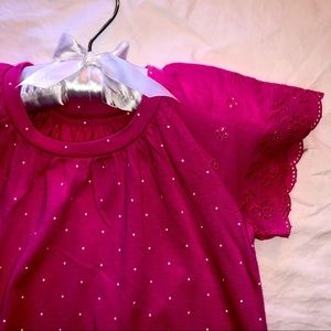 Crown & ivy eyelet shirt